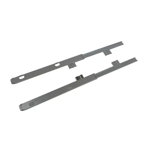 Undermount Drawer Slides, 16" Length, 7/16" Width, Steel Material, Zinc Finish Undermount Drawer Slides, 16" Length, 7/16" Width, Steel Material, Zinc Finish