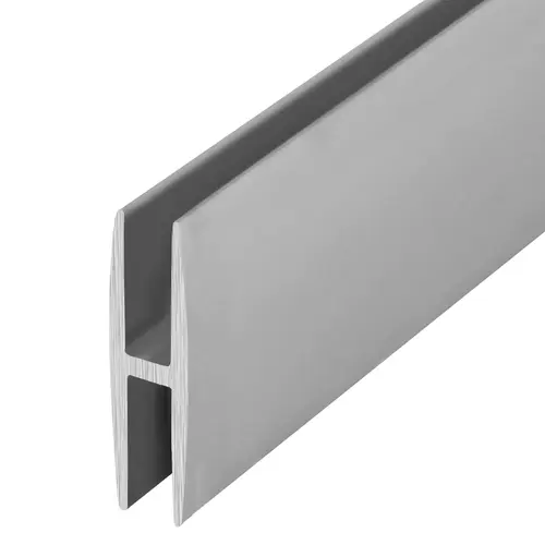 1/8" H Channel Satin Anodized Finish - 84" Length 1/8" H Channel Satin Anodized Finish - 84" Length