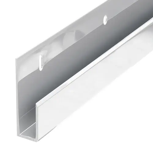 1/4" Deep Nose Aluminum J Channel Polished Aluminum Finish - 72" Length 1/4" Deep Nose Aluminum J Channel Polished Aluminum Finish - 72" Length
