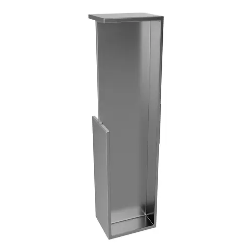 Flush Pull Handle for Sliding Wood Doors, Contemporary Matt; 35 mm (1 3/8") thickness; 100 mm (3 15/16") height