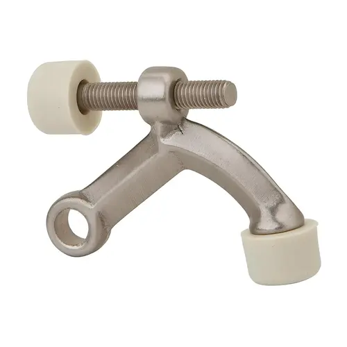 Hinge Pin Door Stop Solid Brass Material Satin Nickel Finish