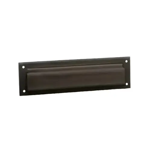 Mail Slot 3-1/2" Length 13" Width Brass Material Aged Bronze Finish