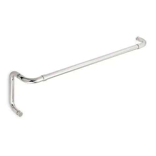 Opus II 24" c/c Towel Bar x 8" c/c Pull - Polished Nickel Opus II 24" c/c Towel Bar x 8" c/c Pull - Polished Nickel