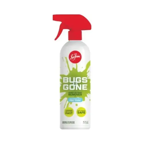 Bugs B Gone Bug Remover, 16 oz Bottle, Liquid Clear