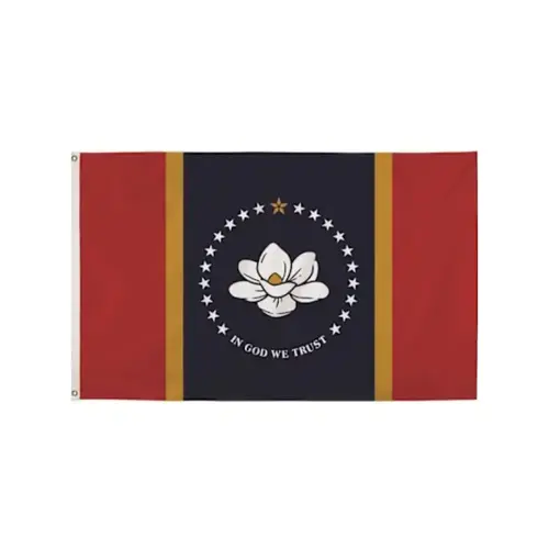 3 ft. x 5 ft. Nylon Mississippi State Flag