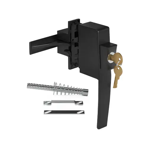 Push Button Latch with Key Black Push Button Latch with Key Black