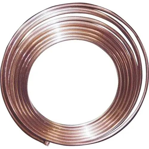 440 Series Copper Tubing, 1/4 in, 50 ft L, Soft, Coil 440 Series Copper Tubing, 1/4 in, 50 ft L, Soft, Coil