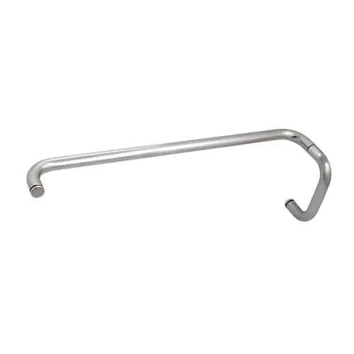 Satin Nickel 6" Pull Handle and 22" Towel Bar BM Series Combination Without Metal Washers Satin Nickel 6" Pull Handle and 22" Towel Bar BM Series Combination Without Metal Washers