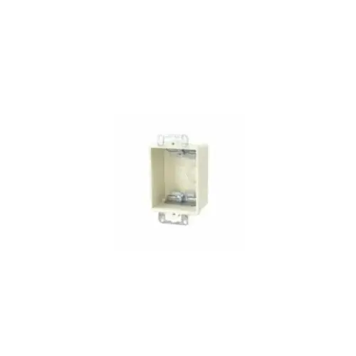Old Work Box, 1-Gang, FRP, Off White - 3-1/4" x 2-3/8" x 1-3/4", 9 cu. In. Old Work Box, 1-Gang, FRP, Off White - 3-1/4" x 2-3/8" x 1-3/4", 9 cu. In.