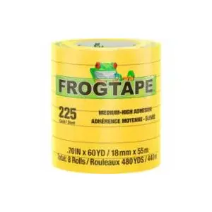 FrogTape 105319 3/4" (18mm) FrogTape CP 225 Performance Gold, Shurtape