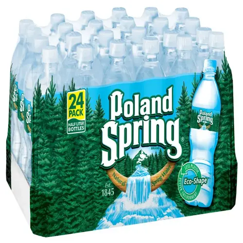 Poland Spring 0.5 Liter Bottled Spring Water Deposit - pack of 24 Poland Spring 0.5 Liter Bottled Spring Water Deposit - pack of 24