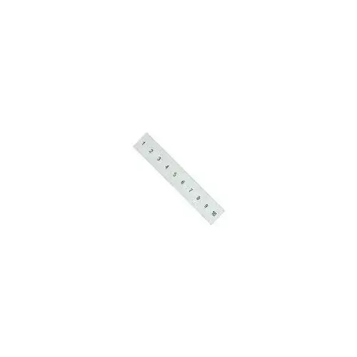 ZBF 6 Labeled Terminal Marker 1-10 White 10/PK ZBF 6 Labeled Terminal Marker 1-10 White 10/PK