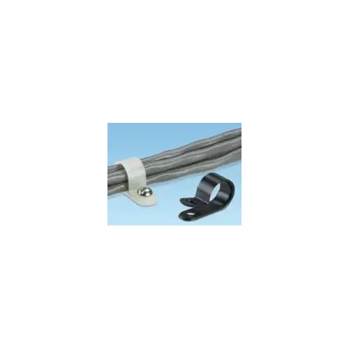 Fixed Dia Clamp .38" #8 Screw Bundle Black 100PK Fixed Dia Clamp .38" #8 Screw Bundle Black 100PK
