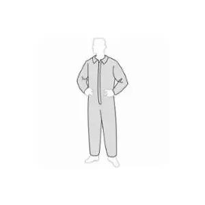 PermaGuard 18120M PermaGard MD Coverall W/ Zipper No Hood 25/Box** Must Buy 1 Case of 25 Suits**