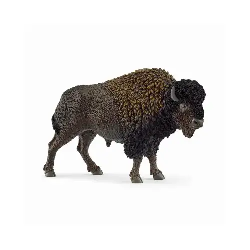 Figurine Bison Brown/Black Brown/Black Figurine Bison Brown/Black Brown/Black