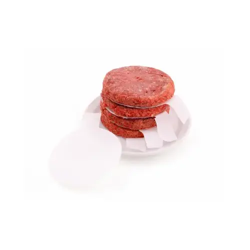 Burger Press Pappers (100-Count) White Burger Press Pappers (100-Count) White