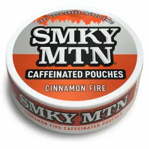 SMOKEY MOUNTAIN CHEW, INC 01751 Cinnamon Caffeine Pouch