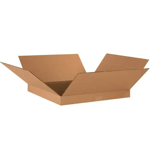 Box Partners 18 X 18 X 2" Flat Corrugated Boxes Pkg Of 25 Kraft Box Partners 18 X 18 X 2" Flat Corrugated Boxes Pkg Of 25 Kraft