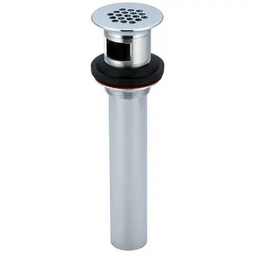 Central Brass Vandal Resistant Grid Drain Chrome