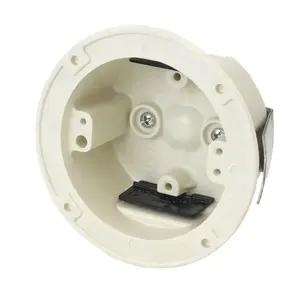 Allied Moulded R9305-SK Allied Moulded Old Work Round Wall Box, 3-1/2" Diameter, 14 Cu. In. Off-White