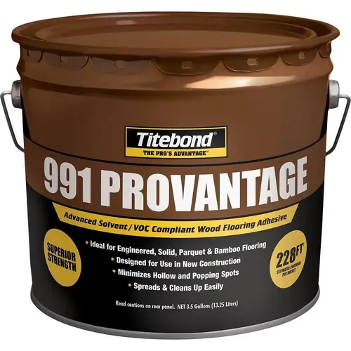 Titebond 991 Provantage Wood Flooring Adhesive, 3.5 Gallon Beige