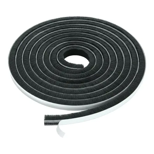 Adhesive Backed Window Pile, 0.200" Pile Height, 0.270" Backing Width-Gray - 4" Sample