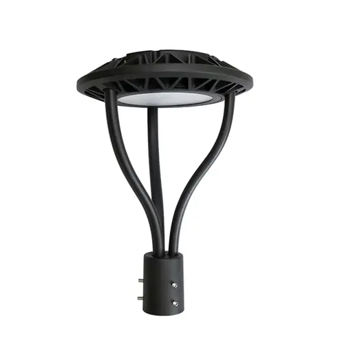 80W Selectable LED Post Top Light 3CCT Tunable Black