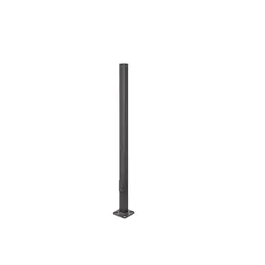 Ledsion P20F4NSQ 20ft 4*4 inch Square Steel Light Pole 11 Gauge Dark Bronze