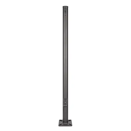 10 Foot Steel 3 Inch Round Light Pole Black Housing 10 Foot Steel 3 Inch Round Light Pole Black Housing