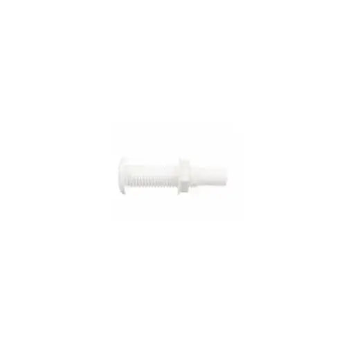 3/4" Thru-Hull Straight Extra Long - Plastic WH