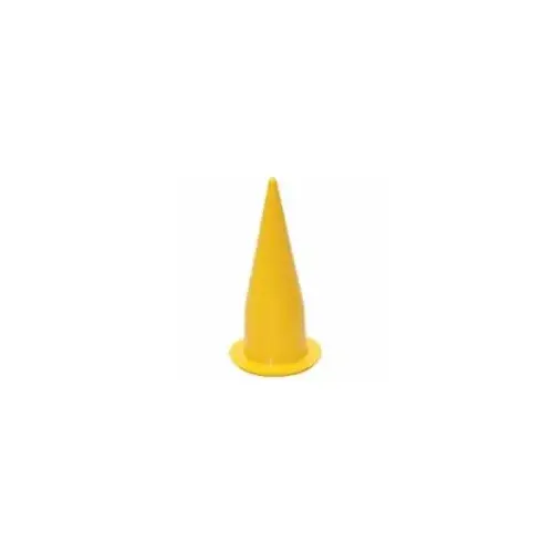 Yellow Cone Nozzle Tip Cap For Sausage Guns