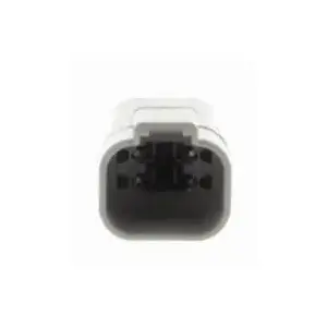DEUTSCH DT04-4P DT Series Receptacle, Rectangular, Grey, 4 Cavities, Contact Size 16, Current Rating 13