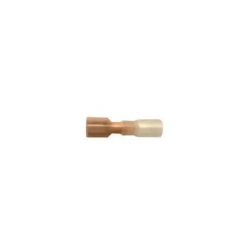 Poly Crimp 'N Seal 12-10 AWG Female Fully Insulated Double Hump Quick Disconnect Terminal .250" Tab Poly Crimp 'N Seal 12-10 AWG Female Fully Insulated Double Hump Quick Disconnect Terminal .250" Tab