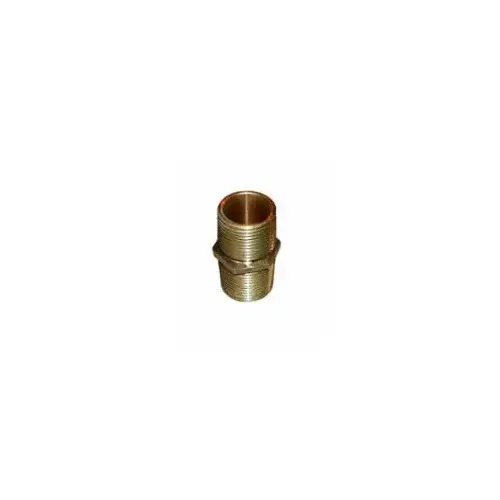 1-1/4" NPT Bronze Pipe Nipple 1-1/4" NPT Bronze Pipe Nipple