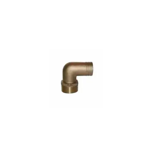 1-1/2" NPT Bronze 90 degree Pipe to Hose Fitting, 1-1/2" Hose ID 1-1/2" NPT Bronze 90 degree Pipe to Hose Fitting, 1-1/2" Hose ID