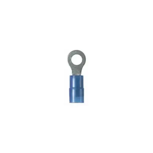 Ring Terminal NI 18-14 AWG 5/16" Stud Blue