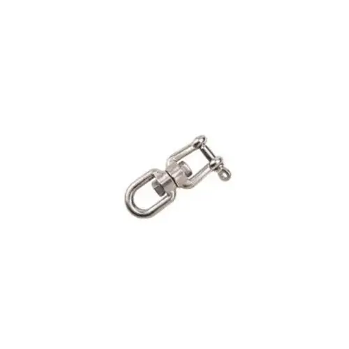 Eye & Jaw Swivel 3/8" 316 SS Body 304 SS Pin Eye & Jaw Swivel 3/8" 316 SS Body 304 SS Pin
