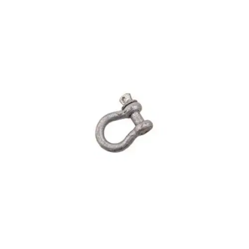 Screw-Pin Anchor Bow Shackle 1/2" Steel Galv
