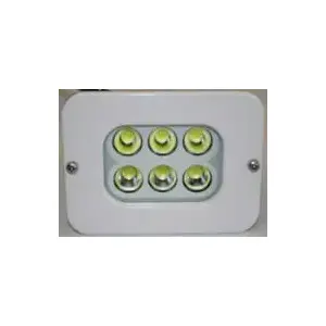 Sonic Illusions HP6 3600 Lumen, Flush Mount for Pods,White Powder Coat