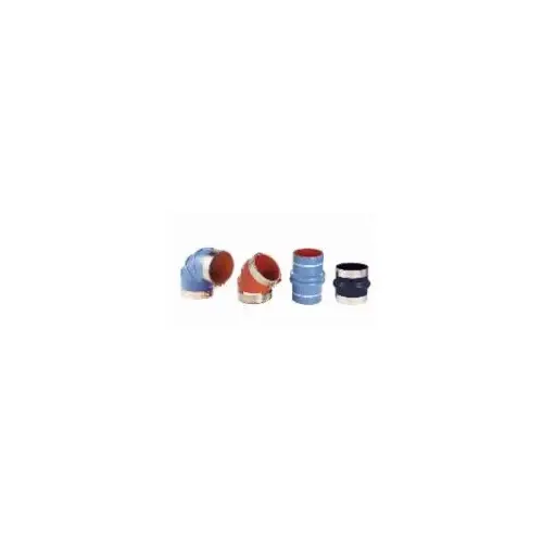 2" Silicone Wet Exhaust 45 degree Elbow W/Clamps Blue 2" Silicone Wet Exhaust 45 degree Elbow W/Clamps Blue
