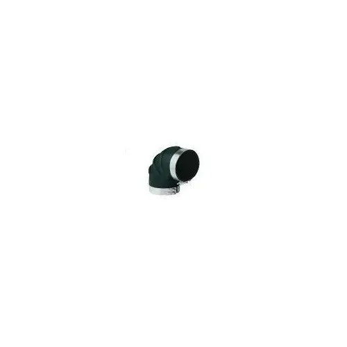 4" Rubber 90 degree Exhaust Elbow W/4 SS Clamp Black 4" Rubber 90 degree Exhaust Elbow W/4 SS Clamp Black
