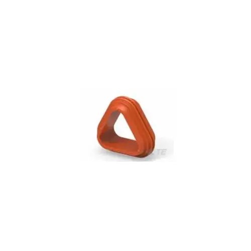 DT Series Front Seal, Triangular, Orange, 3 Cavities