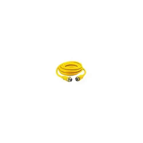 Twist-Lock STS Cable Set 4-Wire Grounding, 50A 125/250V, Non-NEMA, LED Indicators, Yellow - 25 ft Twist-Lock STS Cable Set 4-Wire Grounding, 50A 125/250V, Non-NEMA, LED Indicators, Yellow - 25 ft