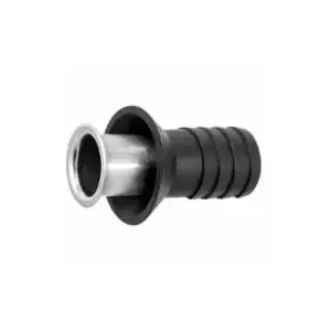 Marine Town 9503701 Mini Thru Hull, 5/8 304 SS & Rubber Receptor