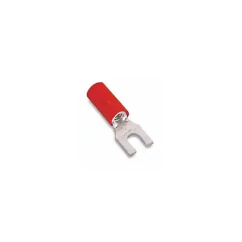 Locking Fork Terminal NI #22-16 AWG #6 TP Red Locking Fork Terminal NI #22-16 AWG #6 TP Red
