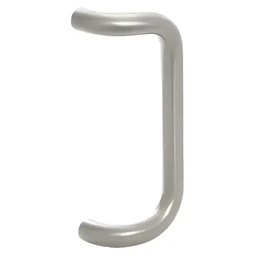 Pull Handle, 12" Mounting Center To Center, Clear Anodized Finish Pull Handle, 12" Mounting Center To Center, Clear Anodized Finish