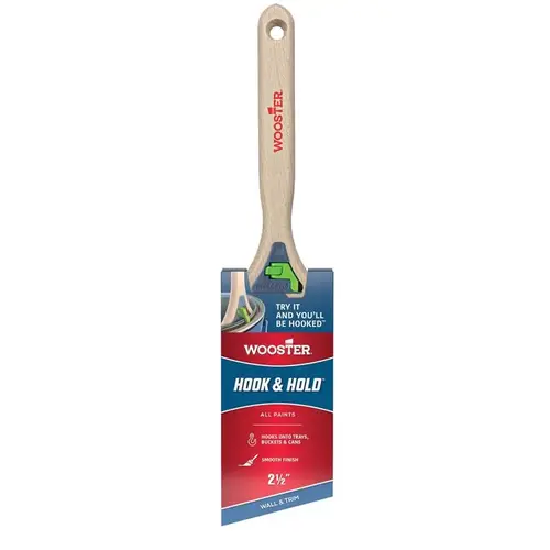 Trim Paint Brush Brush Hook and Hold 2-1/12" Soft Angle Trim Paint Brush Brush Hook and Hold 2-1/12" Soft Angle