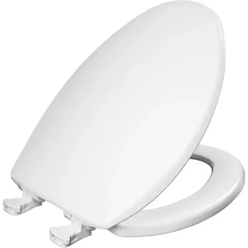 Toilet Seat Elongated White Plastic Plastic
