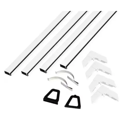 Screen Frame Kit White Aluminum 36" W X 36" L White Screen Frame Kit White Aluminum 36" W X 36" L White