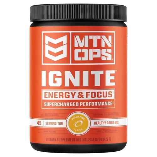 Energy Drink Mix Ignite Peach Zing 22.4 oz